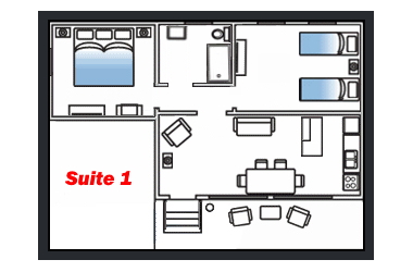 Floorplan: Suite 1